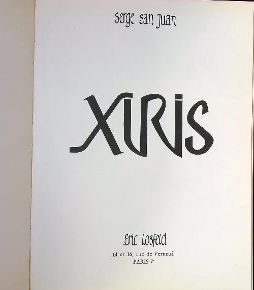 Xuris - copertina
