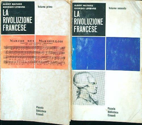 La rivoluzione francese 2vv - copertina
