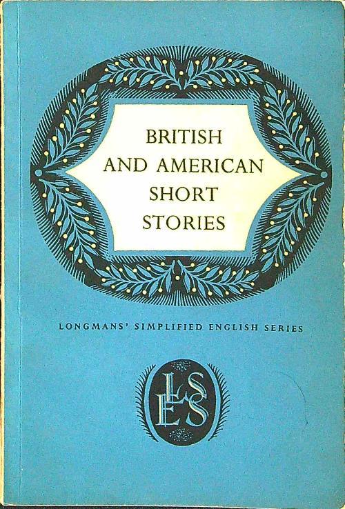 British and american short story - copertina