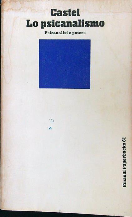Lo psicanalismo - copertina
