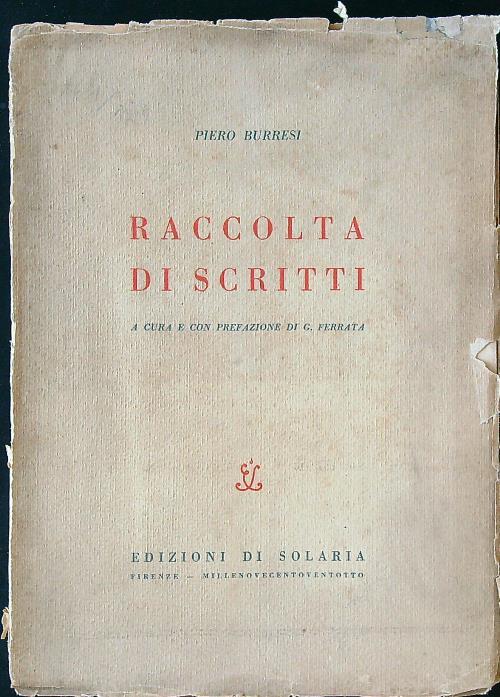 Raccolta di scritti