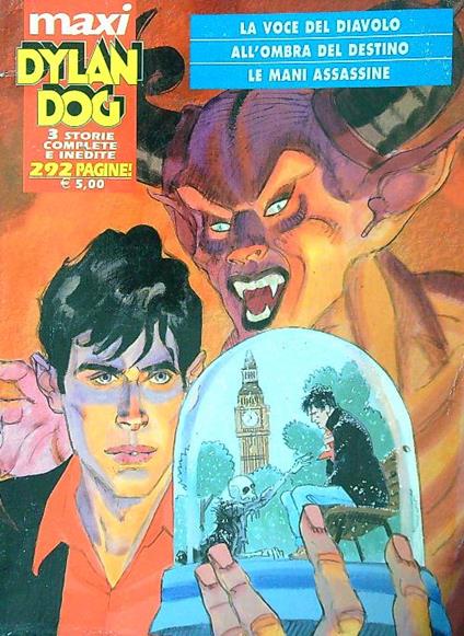 La voce del diavolo. Maxi Dylan Dog n.5 - copertina