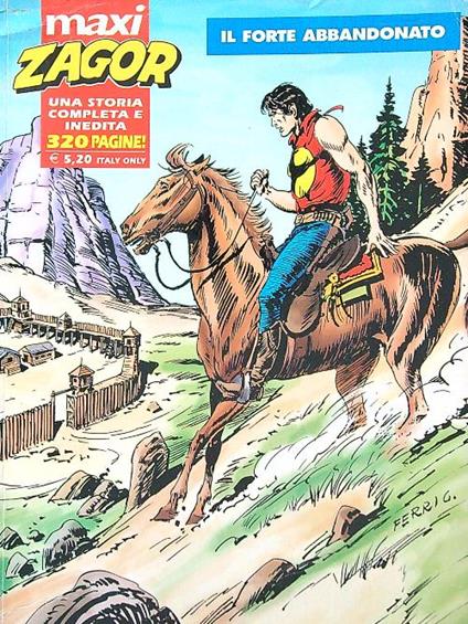 Il forte abbandonato. Maxi Zagor n.4 - Moreno Burattini - copertina