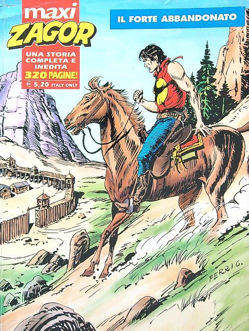 Il forte abbandonato. Maxi Zagor n.4 - Moreno Burattini - copertina