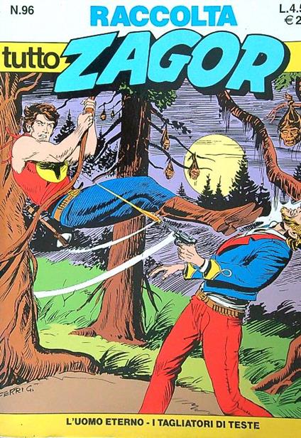 Tutto Zagor raccolta n.96. L'uomo eterno - copertina