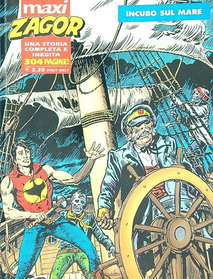 Incubo sul mare. Maxi Zagor n.5 - Moreno Burattini - copertina