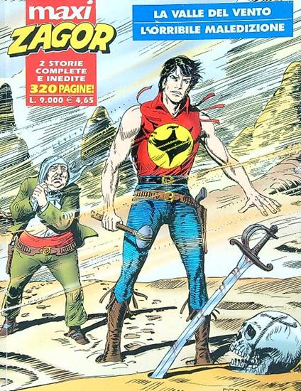 La valle del vento. Maxi Zagor n.1 - Moreno Burattini - copertina
