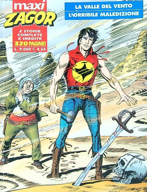 La valle del vento. Maxi Zagor n.1 - Moreno Burattini - copertina
