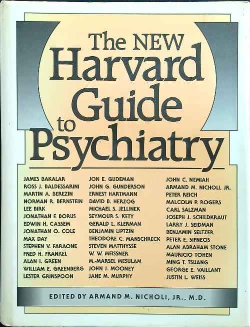 The new Harvard guide to psychiatry