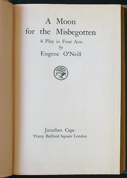A Moon for the Misbegotten - Eugene O'Neill - copertina