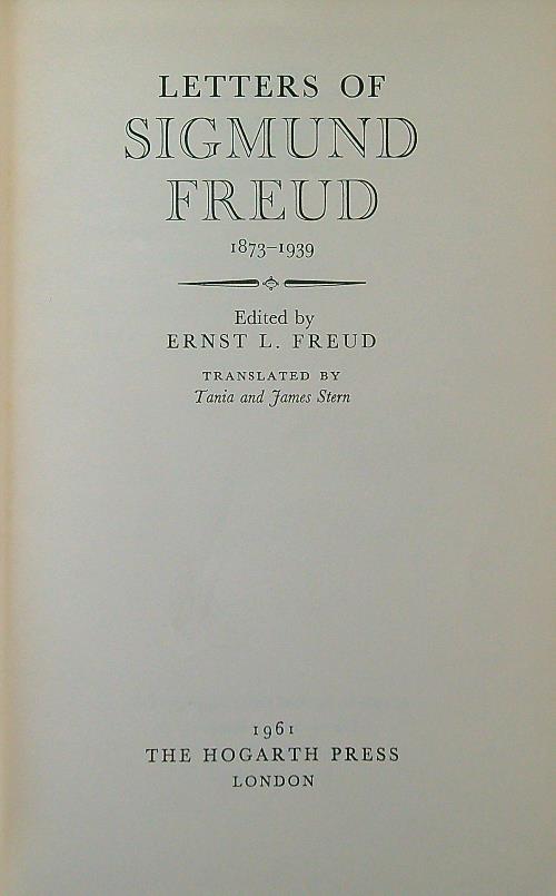 Letters of Sigmund Freud 1873-1939