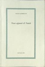 Nove appunti di Natale