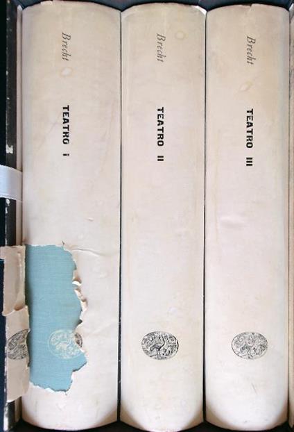 Teatro 3 volumi - Bertolt Brecht - copertina