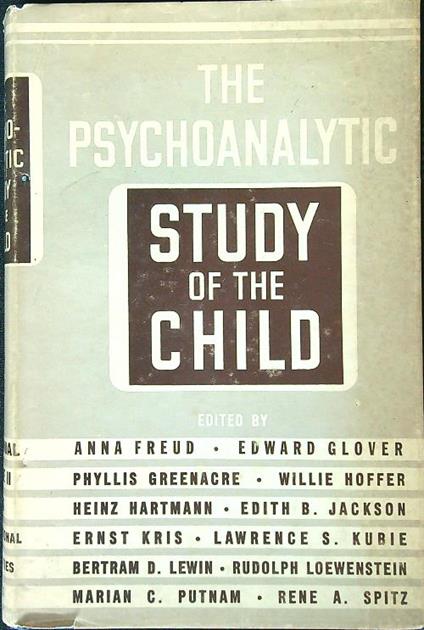 The psychoanalytic study of the child vol. II - copertina