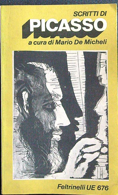 Scritti di Picasso - Mario De Micheli - copertina
