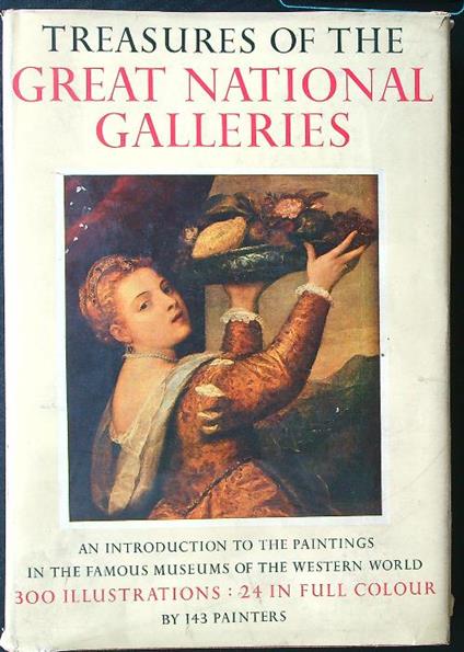 Treasures of the Great National Galleries - Hans Tietze - copertina