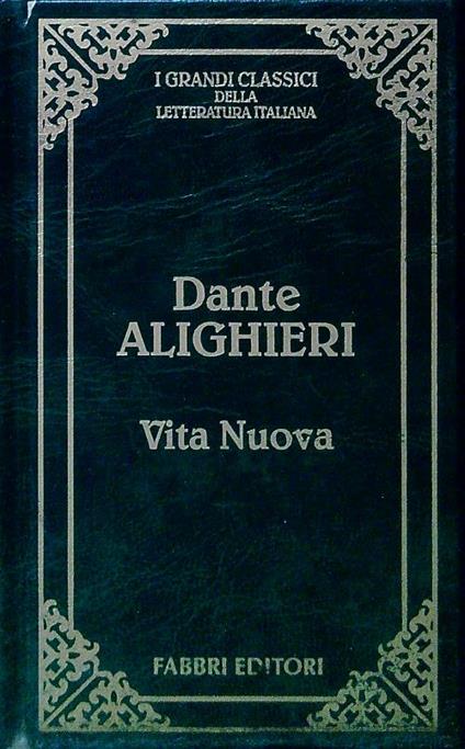 Vita Nuova - Dante Alighieri - copertina