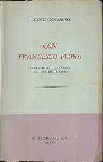 Con Francesco Flora