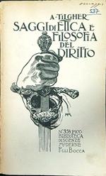 Saggi di etica e di filosofia del diritto