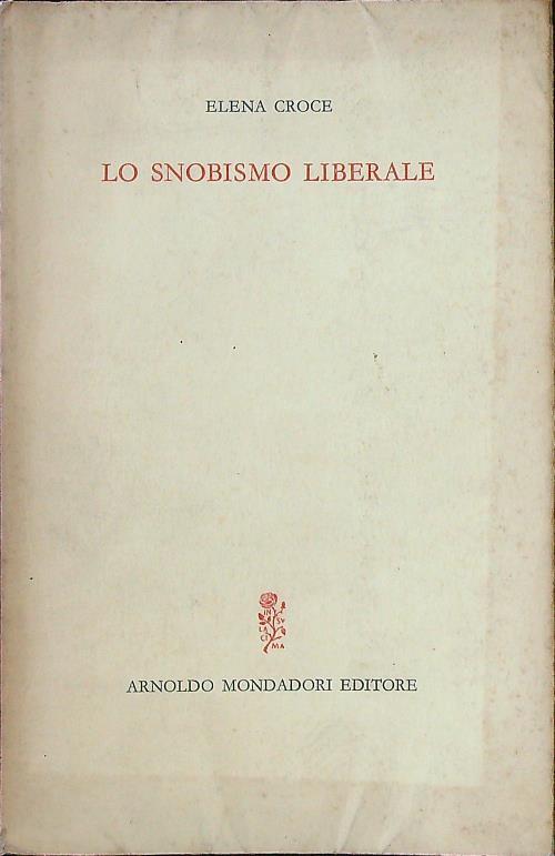 Lo snobismo liberale