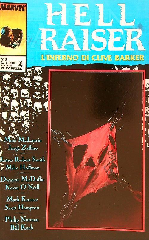 Hell Raiser n. 6/aprile 1991. L'inferno di Clive Barker