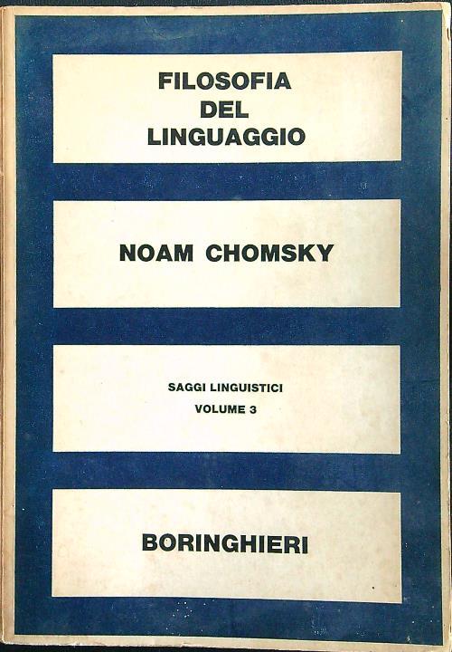 Filosofia del linguaggio vol. 3