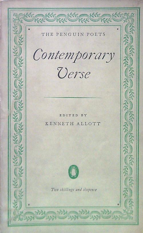 Contemporary verse
