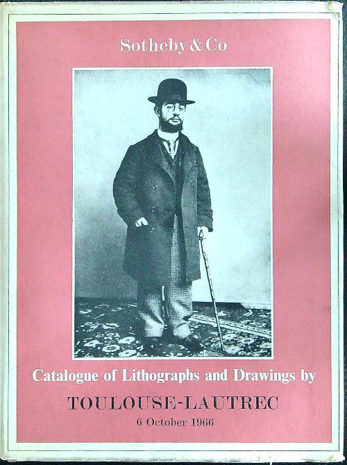 Catalogue of lithographs and drawings by Toulouse-Lautrec - copertina
