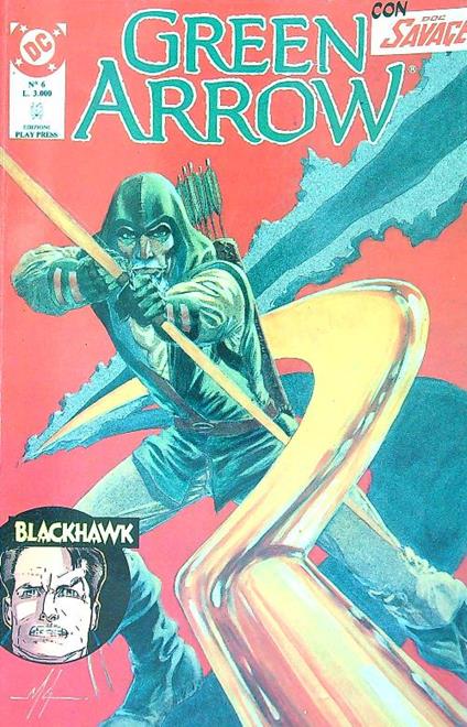 Green Arrow n.6/set 1990 - copertina