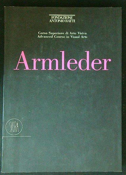 Armleder. Corso superiore di Arte Visiva - copertina