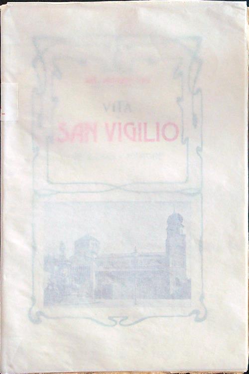 Vita di San Vigilio - Antonio Tait - copertina