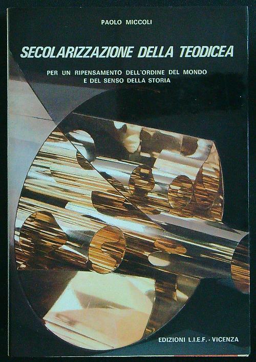 Secolarizzazione della teodicea - Paolo Miccoli - copertina