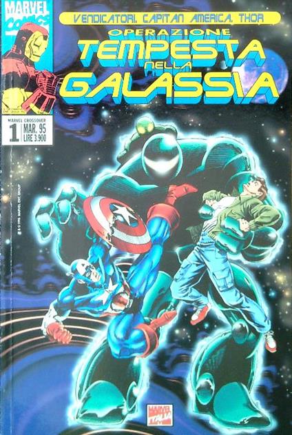 Marvel crossover. Operazione tempesta nella galassia N. 1/Marzo 1995 - copertina