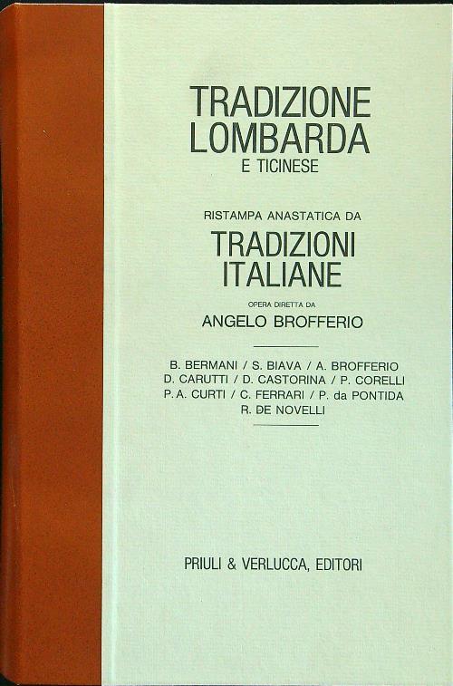 Tradizione lombarda e ticinese