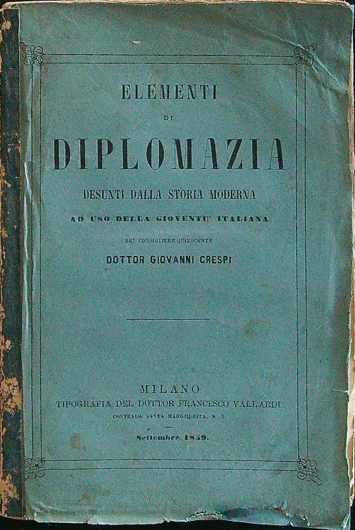 Elementi di diplomazia