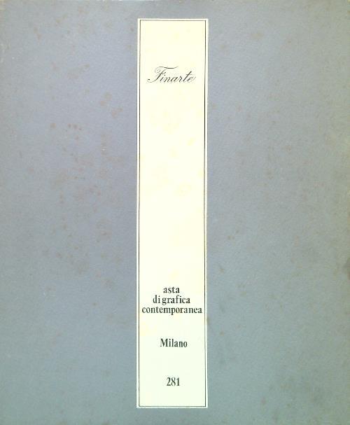 Asta di grafica contemporanea 281/11 aprile 1978 - copertina