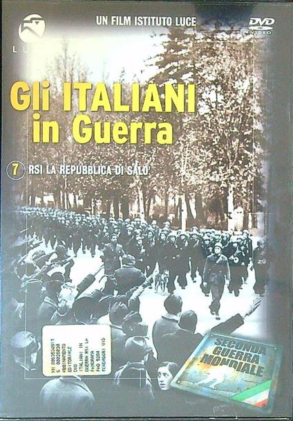 Gli italiani in guerra 7: RSI la Repubblica di Salò - DVD - copertina