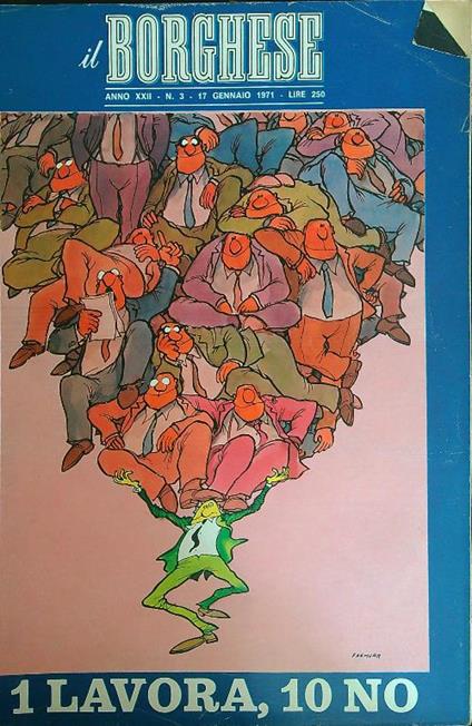 Il borghese n. 3/17 gennaio 1971 - copertina