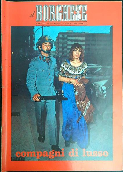 Il borghese n. 24/14 giugno 1970 - copertina
