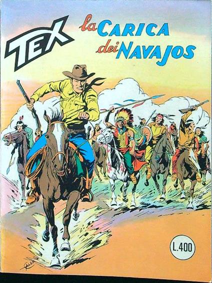 La carica dei Navajos - Tex - copertina