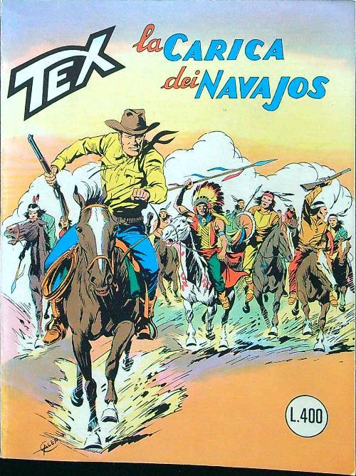 La carica dei Navajos - Tex - copertina