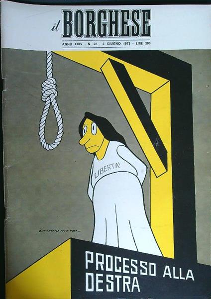 Il borghese n. 22/3 giugno 1973 - copertina