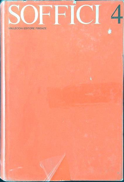 Opere 4 - Ardengo Soffici - copertina