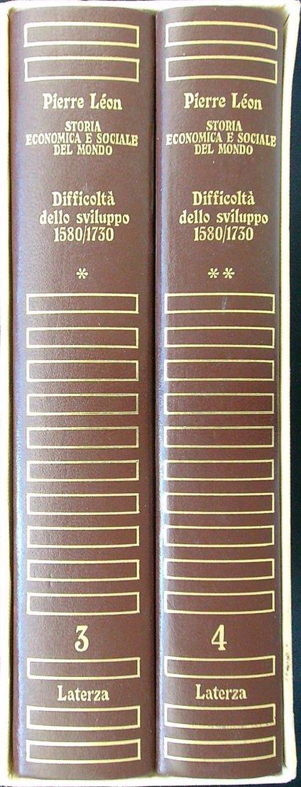Difficoltà dello sviluppo 1580/1730 2 vv - Pierre Leon - copertina
