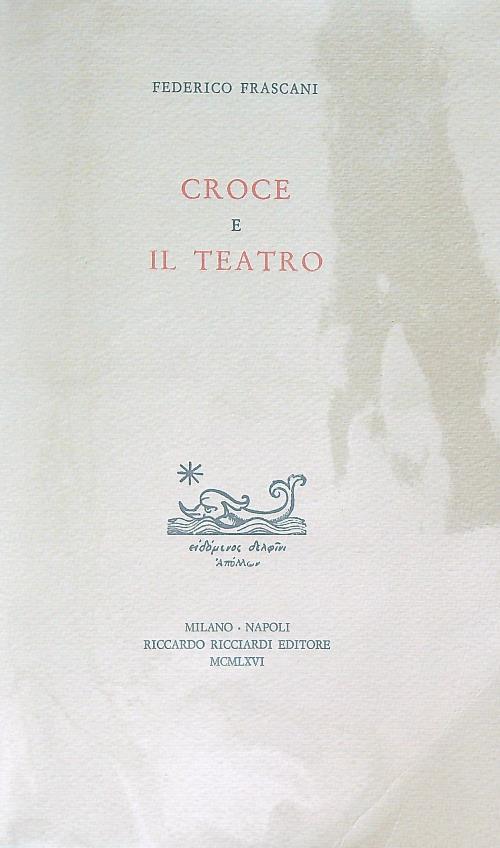 Croce e il teatro