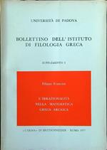 Bollettino dell'Istituto di filologia greca. Supplemento 2