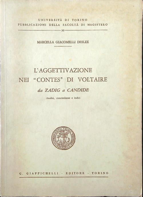 L' aggettivazione nei Contes di Voltaire. Da Zadig a Candide