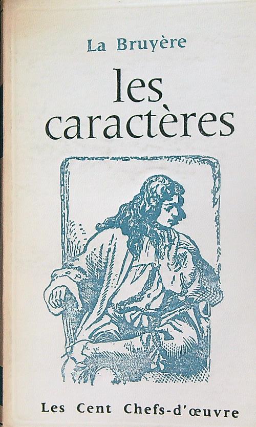 Les caracteres - Jean de La Bruyère - copertina