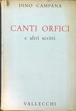 Canti orfici e altri scritti