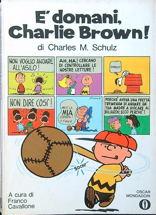 è domani, Charlie Brown! - Schulz - copertina